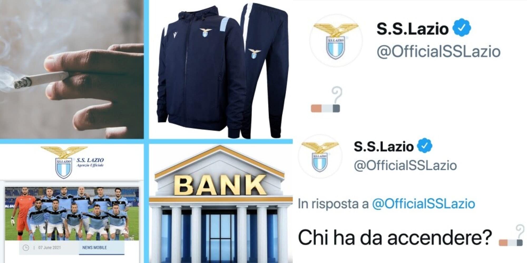 Sarri alla Lazio, il curioso annuncio social fra sigarette e tuta