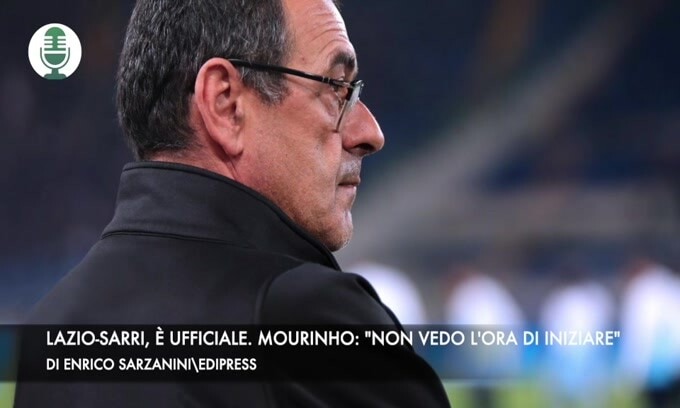 Lazio-Sarri, è ufficiale. Mourinho: "Non vedo l'ora di iniziare"