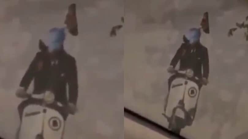"Fumata" di Sarri sul murale dedicato a Mourinho. E la canzone in sottofondo...