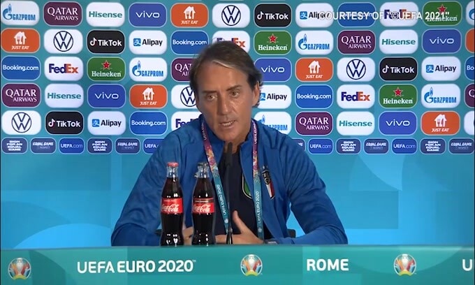 Mancini: "Eccesso di entusiasmo? I tifosi possono averlo"