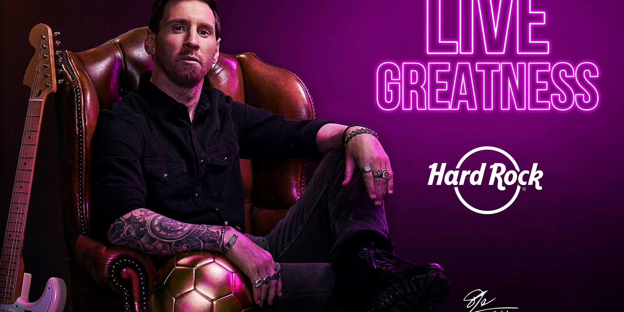 Hard Rock, la stella per il 50º è Messi