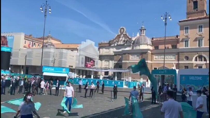 Euro 2020: show nella fan zone di Roma
