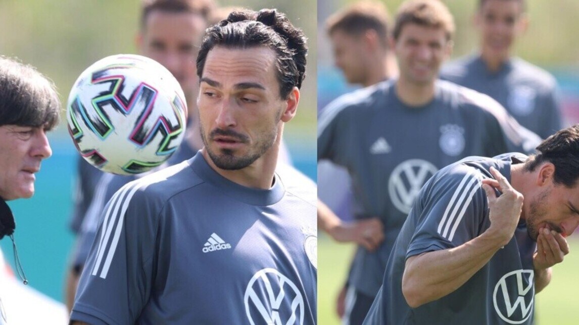 Germania, che botta per Hummels! Pallonata in faccia tra le risate