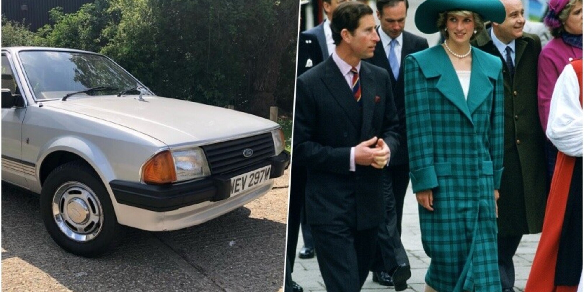 All’asta la Ford Escort Ghia che il Principe Carlo regalò a Lady Diana