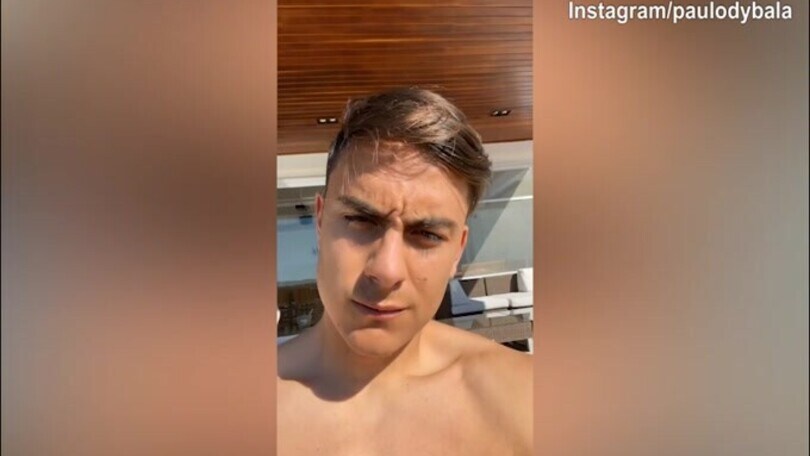 Dybala, relax con vista lago