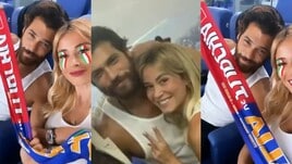 Diletta Leotta e Can Yaman all'Olimpico per Turchia-Italia