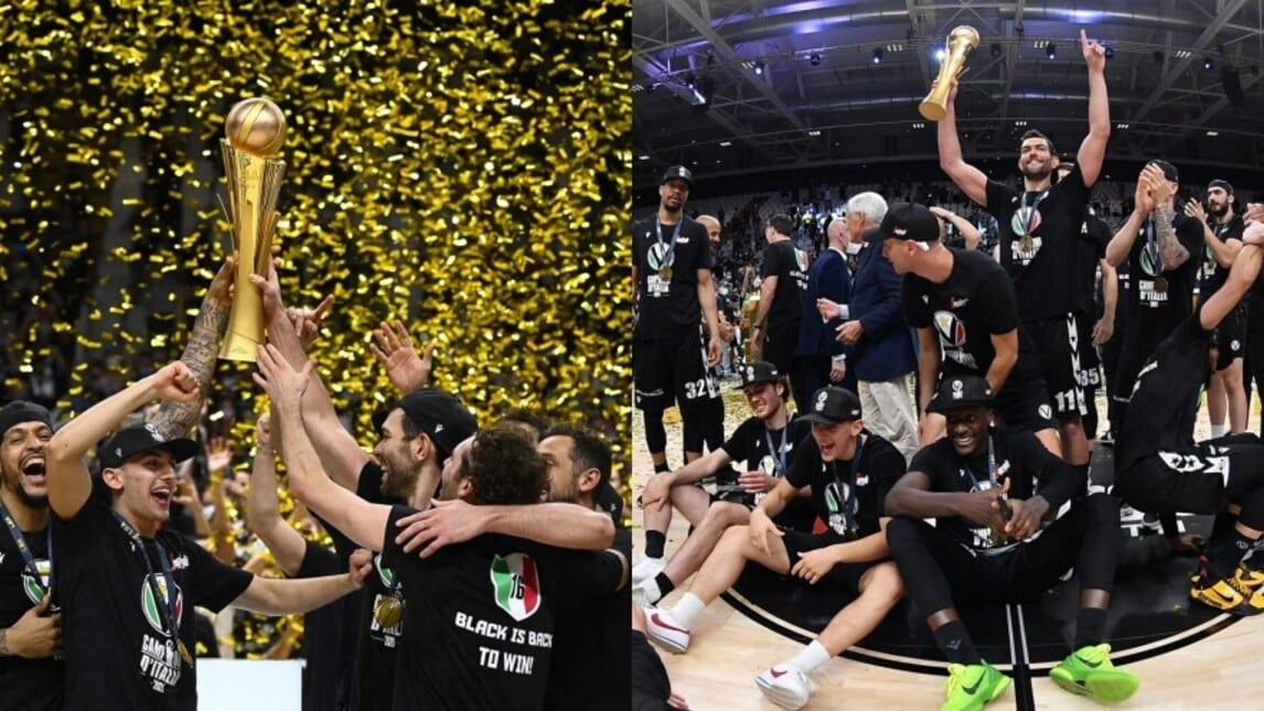 Virtus Bologna, che festa per lo scudetto!