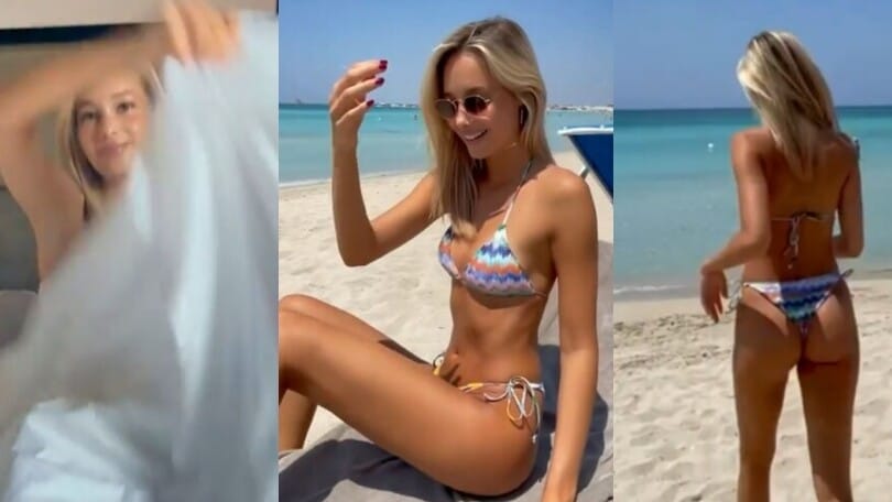 Viky Varga, risveglio da sogno in vacanza!