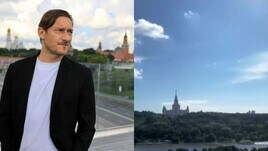 Totti, tappa al Luzhniki Stadium