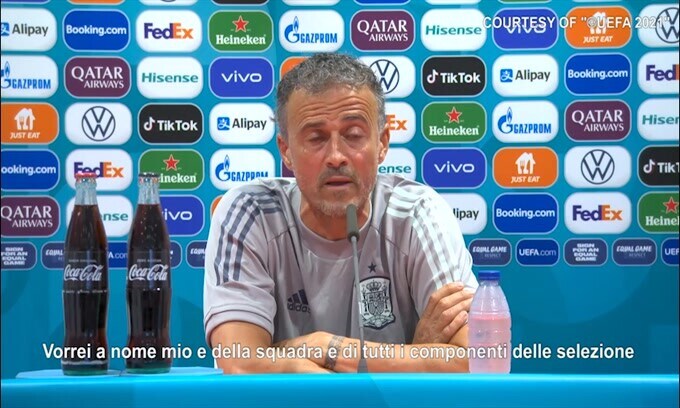 Il messaggio di Luis Enrique ad Eriksen: "Ti aspettiamo presto"