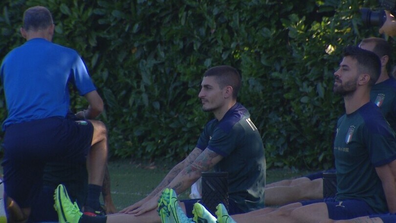 A Coverciano prosegue il recupero di Verratti