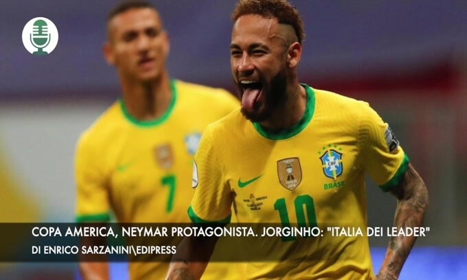 Copa America, Neymar protagonista. Jorginho: "Italia dei leader"
