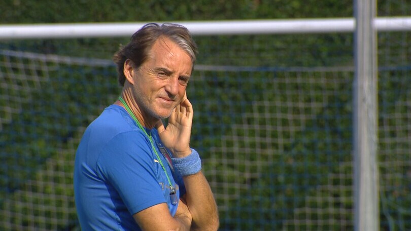 La rifinitura degli Azzurri verso la Svizzera