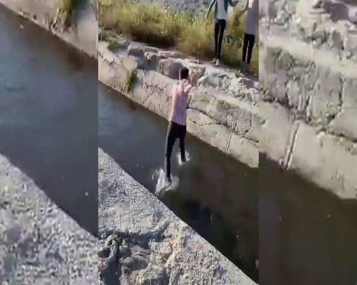 1,2,3… oppelà dentro al fiume!