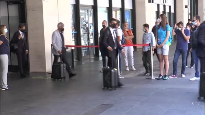 La Nazionale arriva a Roma: domani Italia-Svizzera