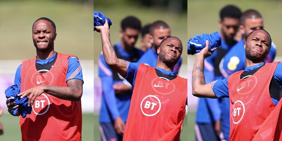 Euro2020, Sterling carica l'Inghilterra: che grinta in allenamento!
