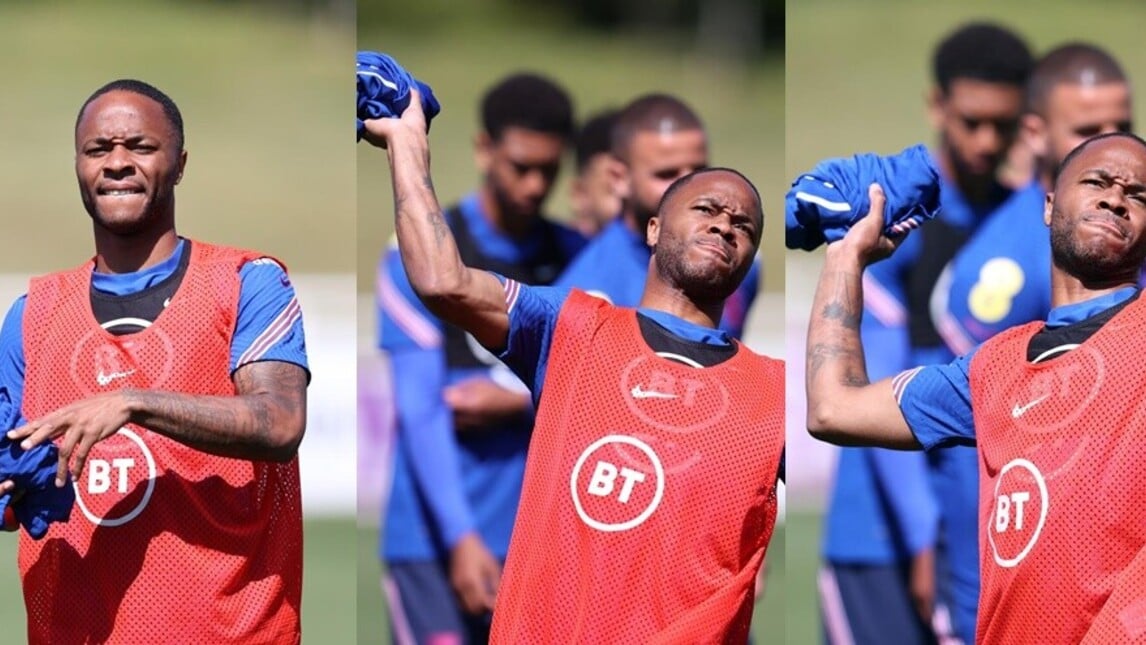 Euro2020, Sterling carica l'Inghilterra: che grinta in allenamento!
