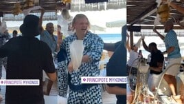 Haaland e Mahrez, super festa a Mykonos!