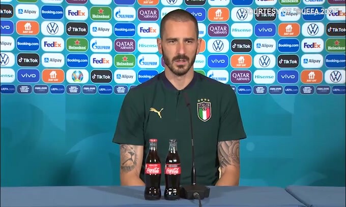 Bonucci: "Impressionato dall'Inghilterra"