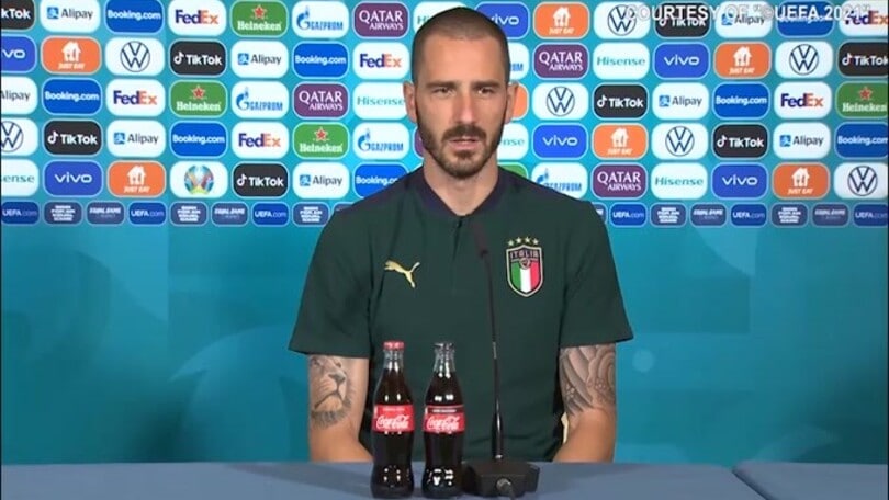 Bonucci: "Impressionato dall'Inghilterra"