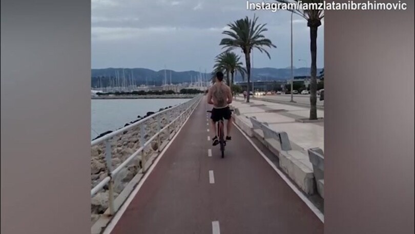 Ibra gira in bici: "Libertà"