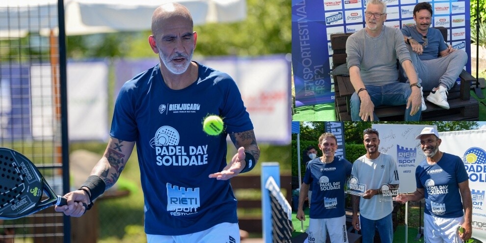 Padel, da Di Canio a Schillaci: quanti campioni al Rieti Sport Festival!