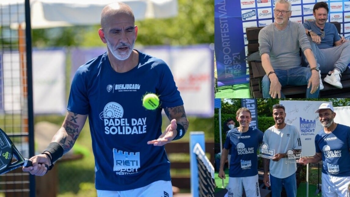 Padel, da Di Canio a Schillaci: quanti campioni al Rieti Sport Festival!