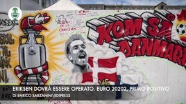 Eriksen dovrà essere operato. Euro 2020, primo giocatore positivo