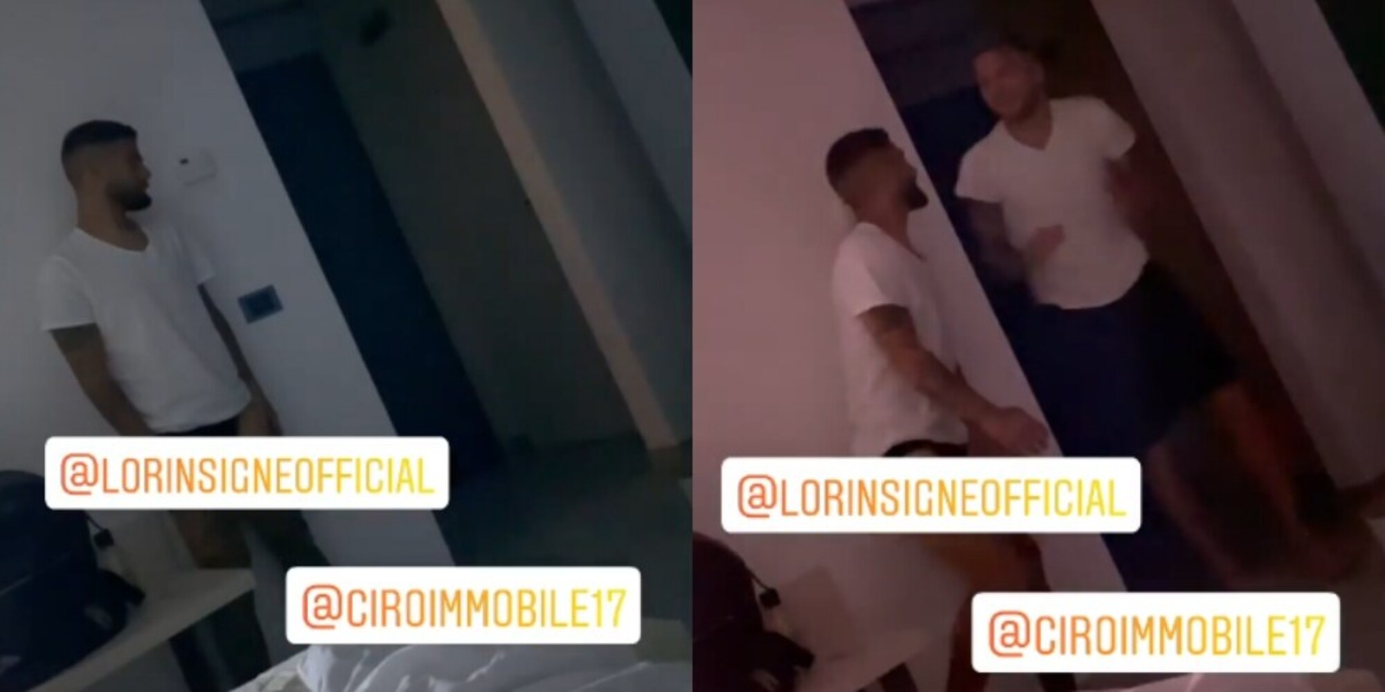 Lo scherzo di Insigne e la domanda scomoda di Immobile: VIDEO