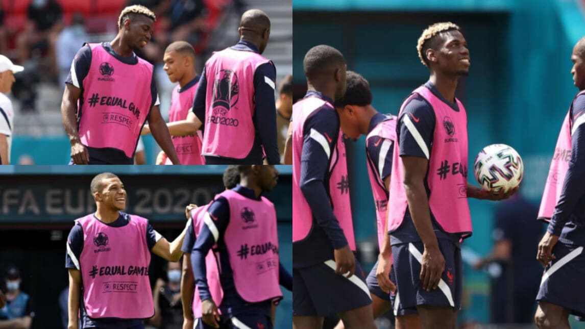 Francia, sorrisi di Pogba e Mbappé prima della sfida all'Ungheria
