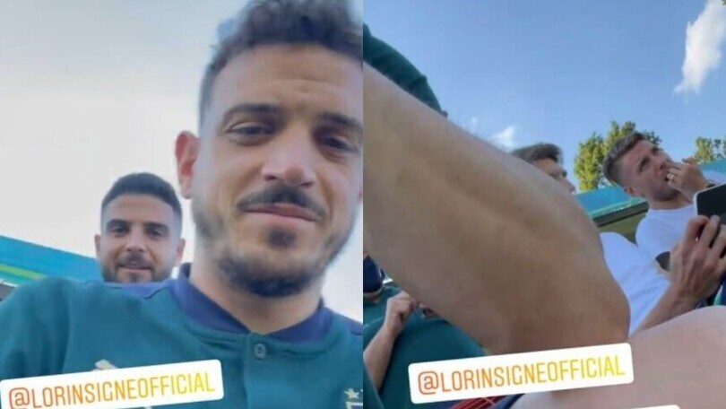 Insigne colpisce ancora: nuovo scherzo a Immobile... con Florenzi!