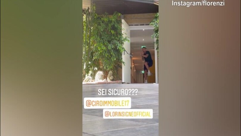 Niente da fare, continuano gli scherzi di Insigne ad Immobile