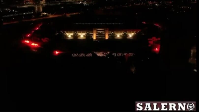 Salernitana, la festa allo stadio Arechi per i 102 anni