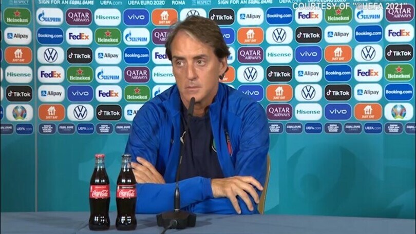 Mancini: "Noi bella squadra? Siamo bei ragazzi.."