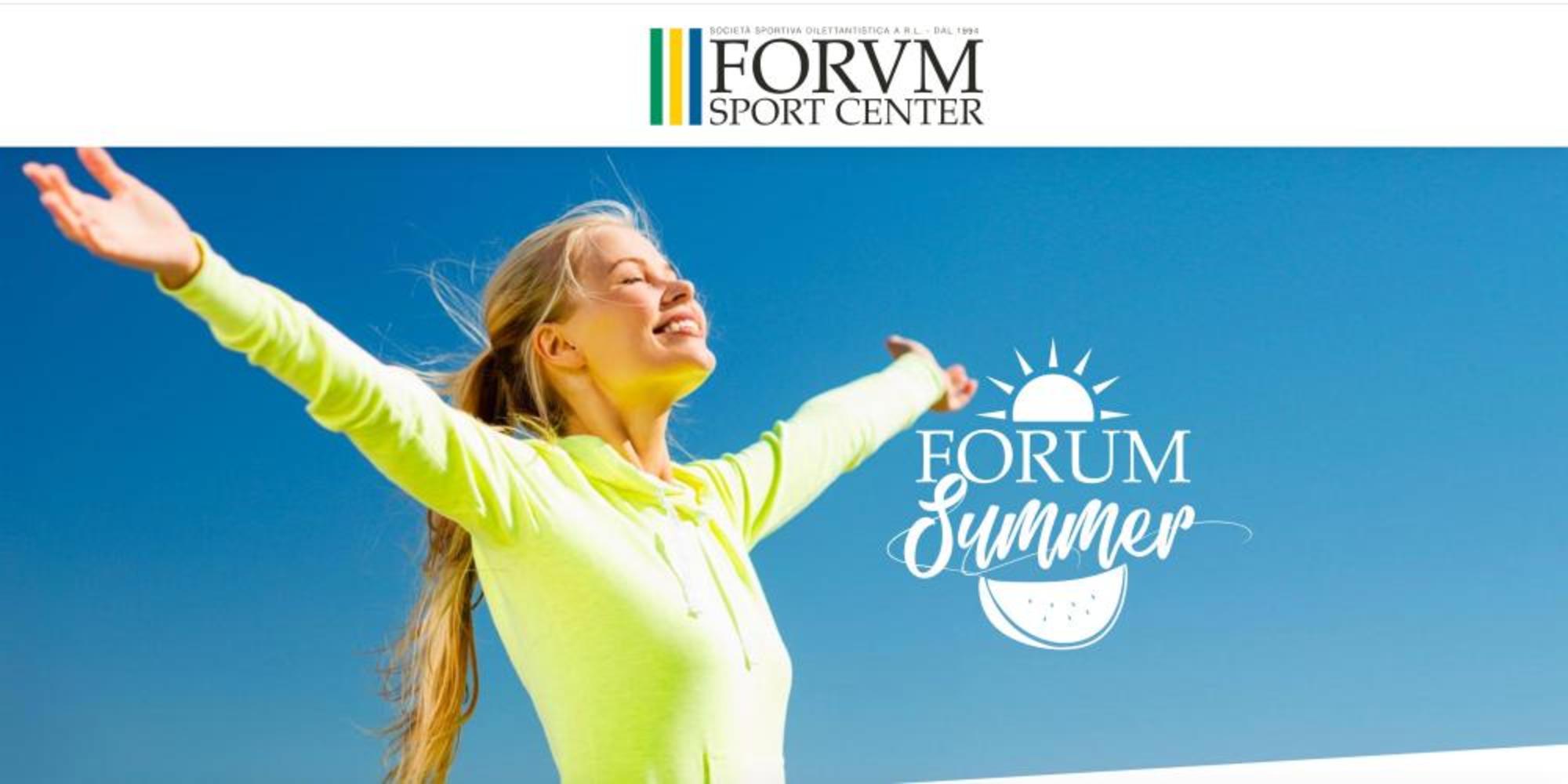 Forum Summer, la ripartenza sicura tra attività sportiva ed eventi culturali