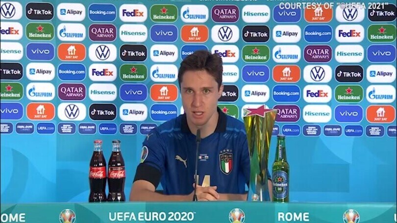 Chiesa: "Siamo qui per sognare di alzare il trofeo"