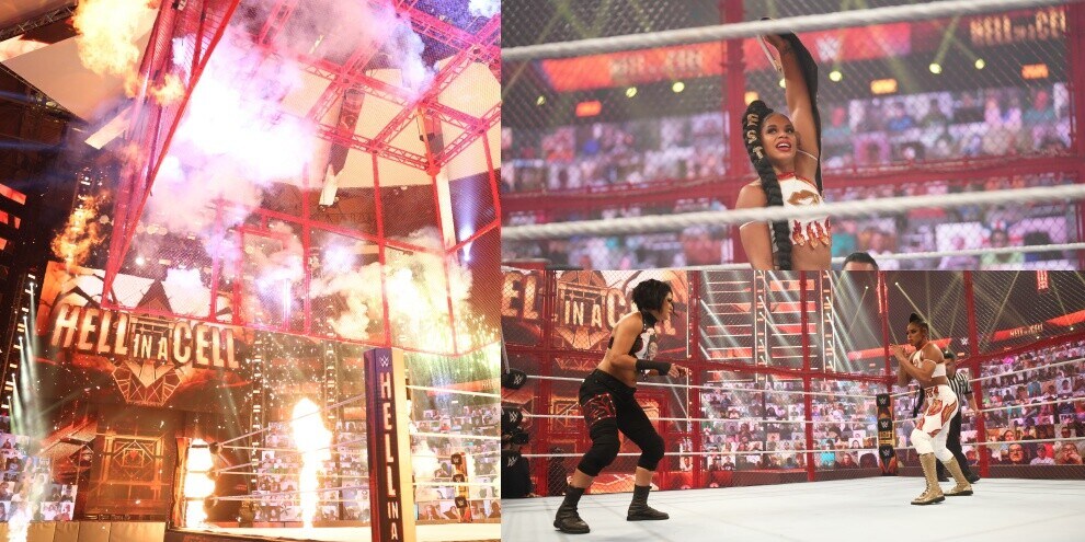 WWE Hell in a Cell 2021, Bianca Belair domina Bayley