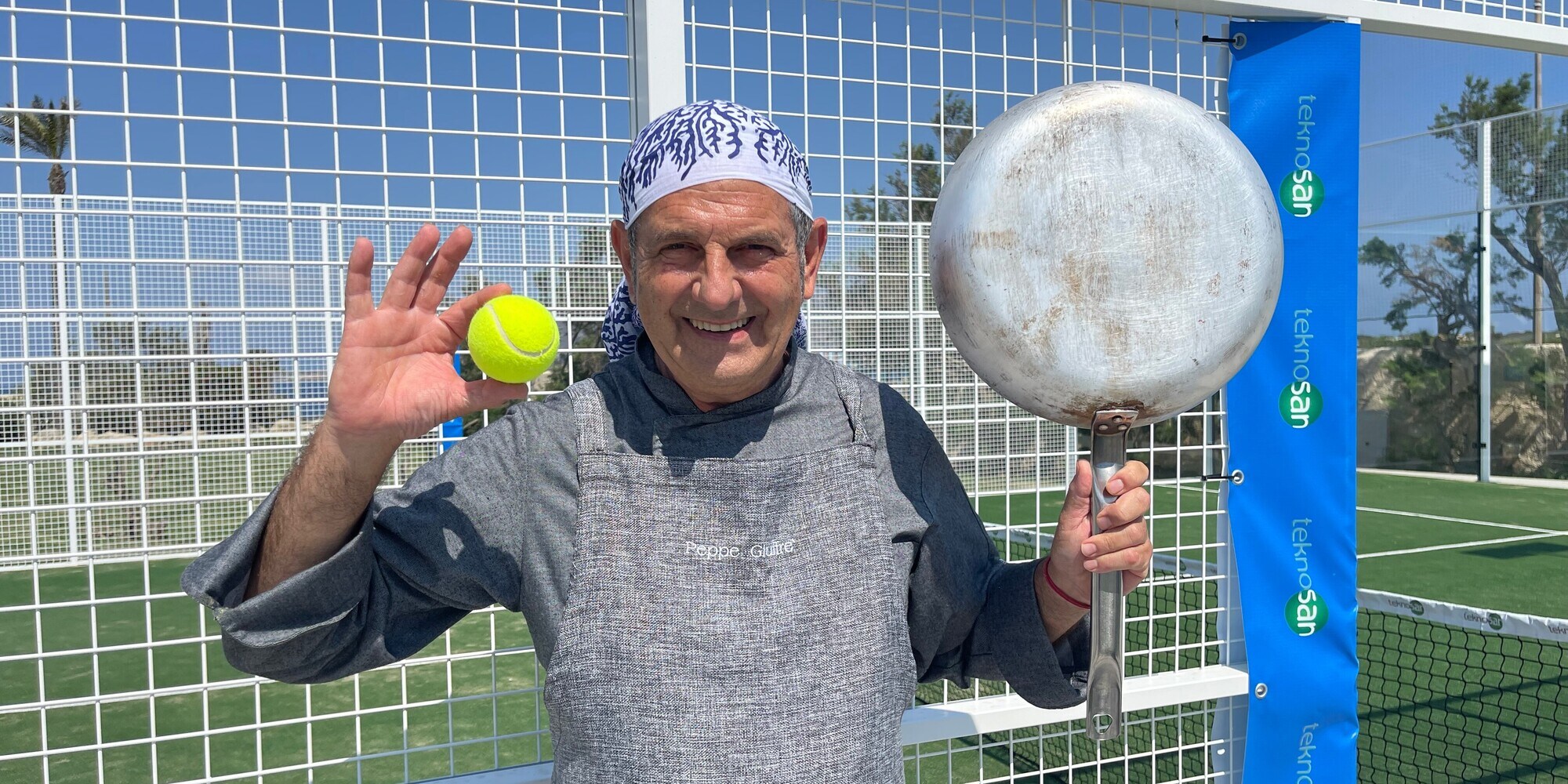 Il padel, passione dello chef