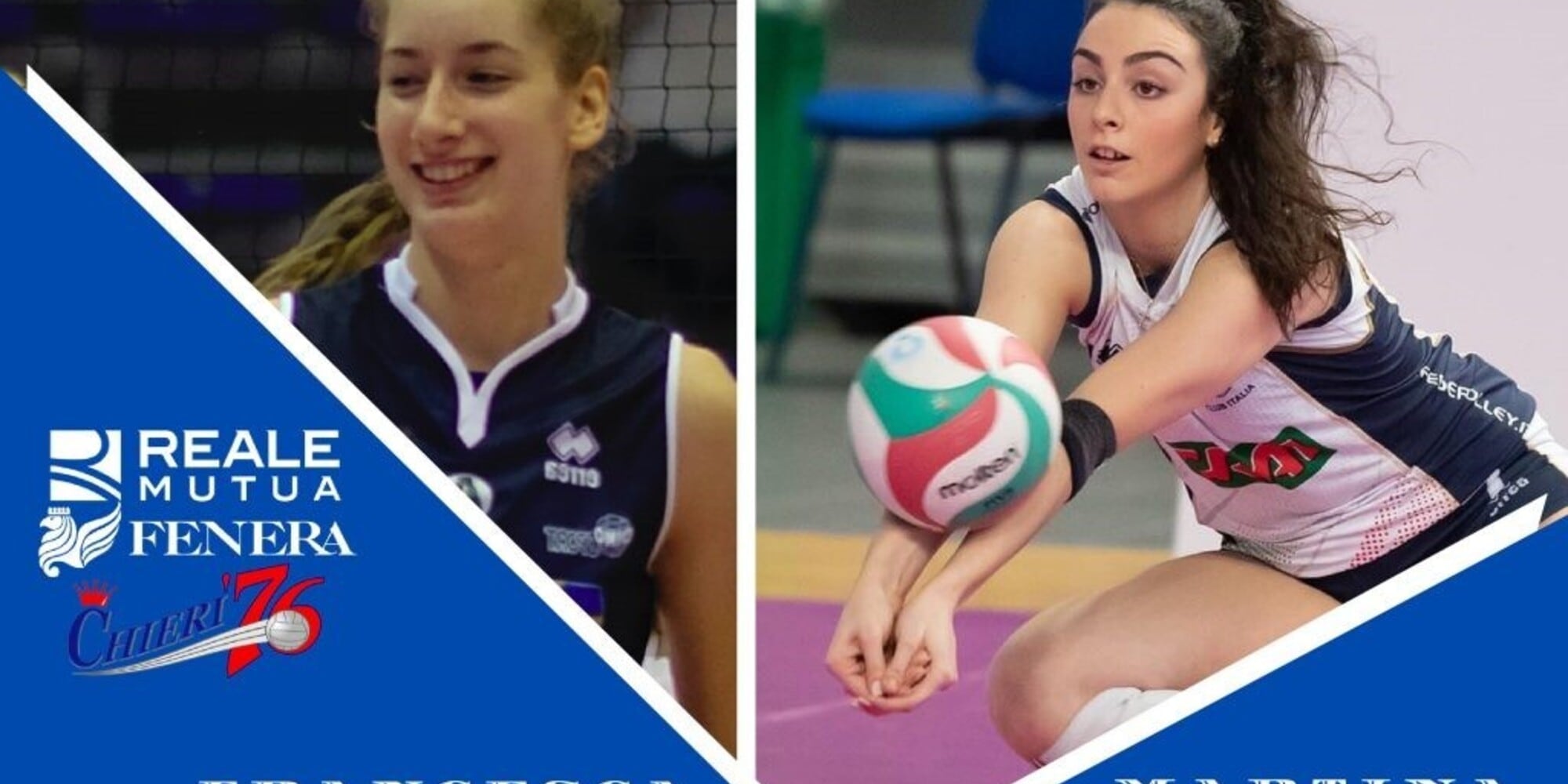 Armini e Guarena due giovani nel roster di Chieri