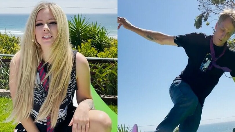 Avril Lavigne e Tony Hawk insieme. Il video diventa virale