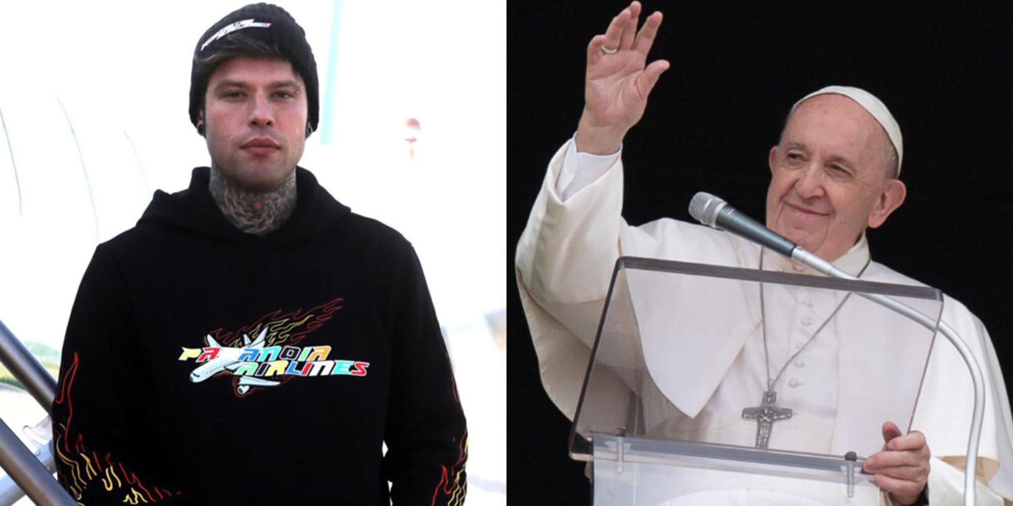 Fedez contro Papa Francesco: è bufera sui social