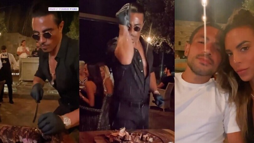 Lady Sensi, cena con spettacolo da Salt Bae