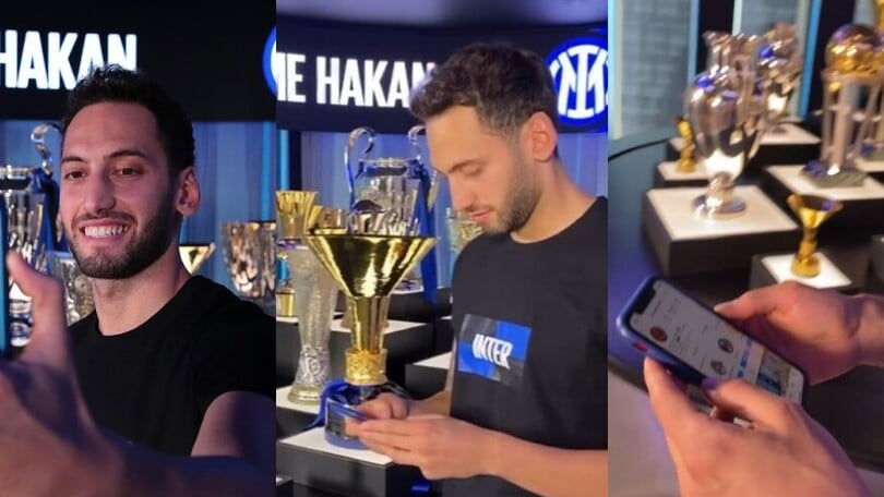 Calhanoglu fa anche il social media manager dell'Inter