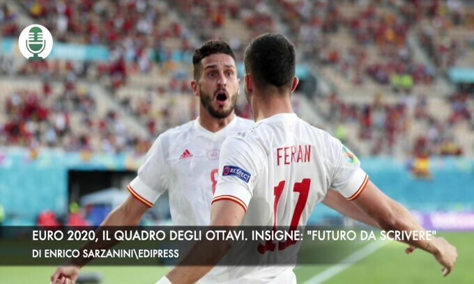 Euro 2020, il quadro degli ottavi. Insigne: "il futuro dopo l'Europeo"