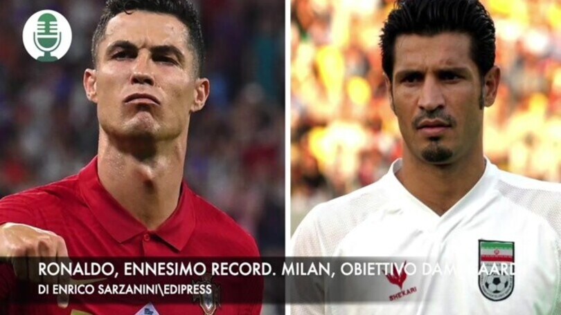 Ronaldo, ennesimo record. Milan, obiettivo Damsgaard
