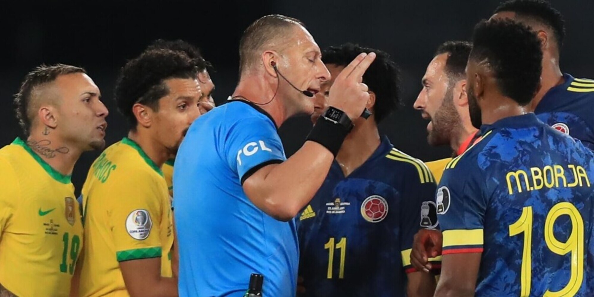 Coppa America, Colombia: chiesta sanzione per l'arbitro Pitana