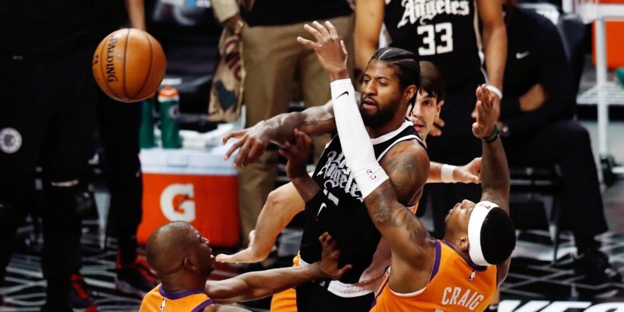 Nba, Paul George show! I Clippers si rialzano in gara-3