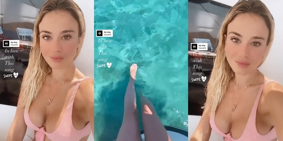 Diletta Leotta che show in barca. Il bikini è da urlo