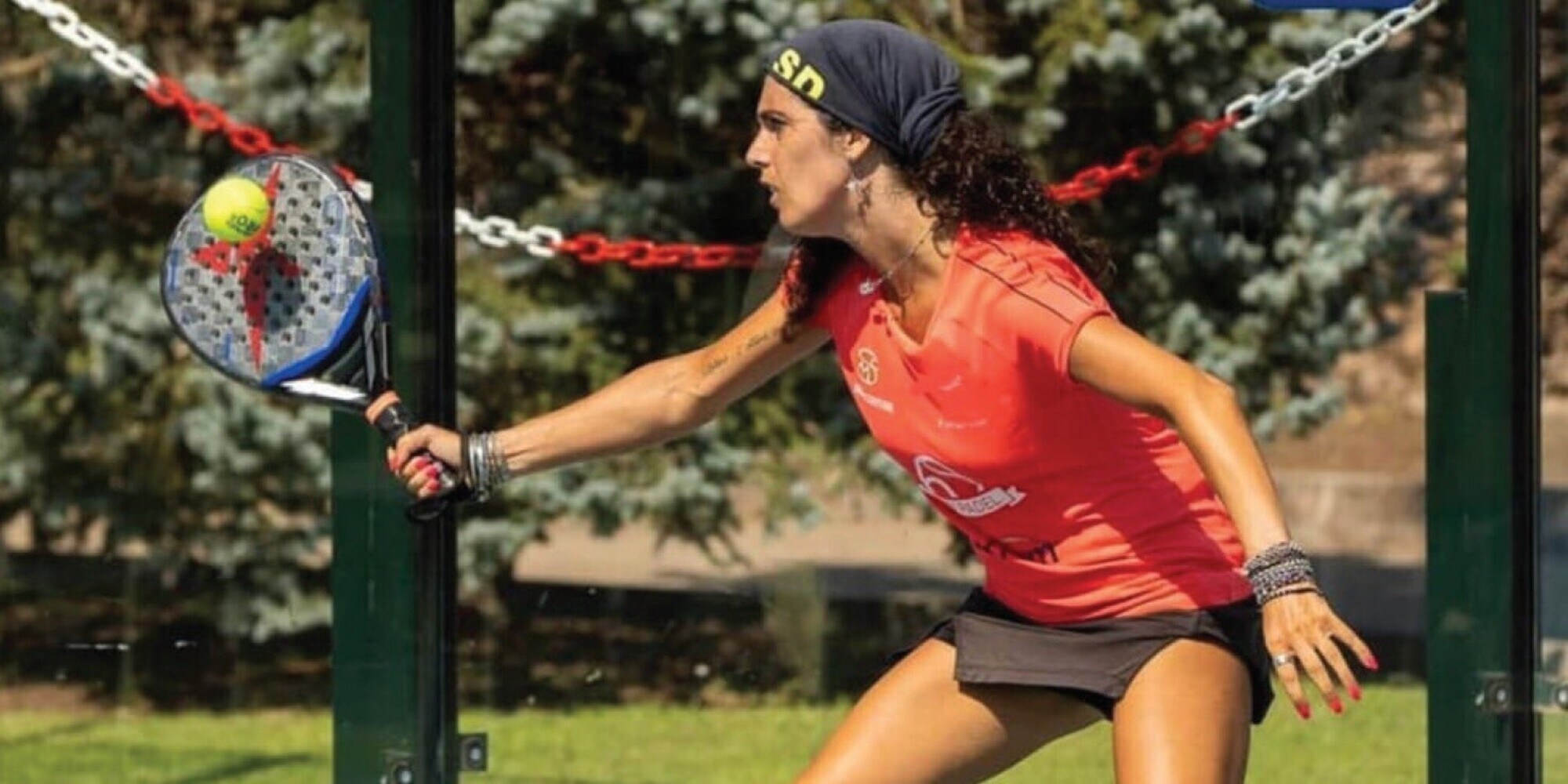 Sara D'Ambrogio, quando il padel si fa rosa