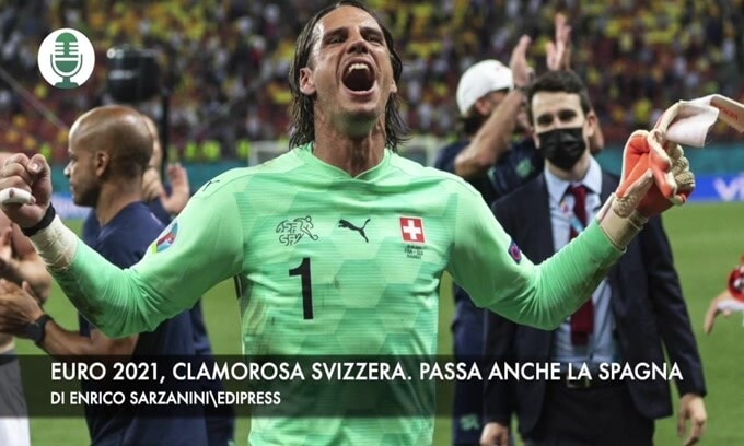 Euro 2020, clamorosa Svizzera. Passa anche la Spagna